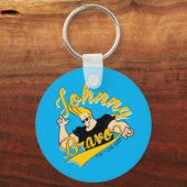 Johnny Bravo Athletic Graphic Sleutelhanger (Voorkant)