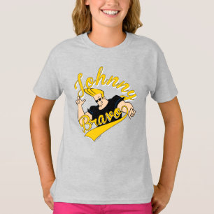 Johnny Bravo Athletic Graphic T-shirt