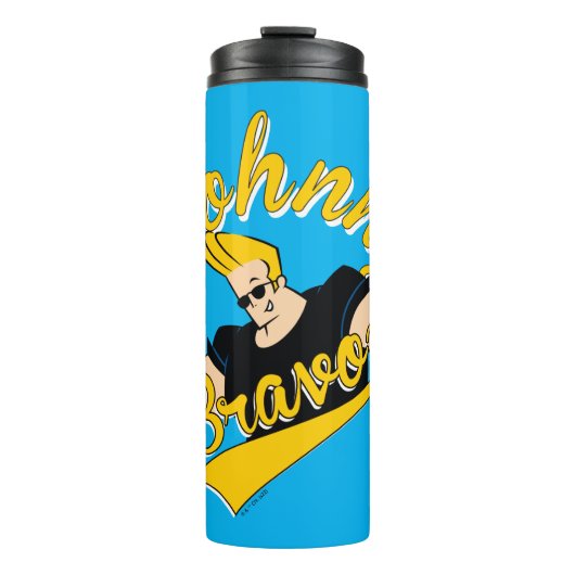 Johnny Bravo Athletic Graphic Thermosbeker (Voorkant)