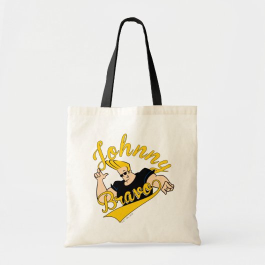 Johnny Bravo Athletic Graphic Tote Bag (Voorkant)