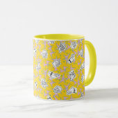 Johnny Bravo Characters Pattern Mok (Voorkant rechts)