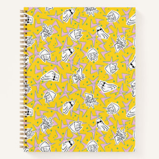 Johnny Bravo Characters Pattern Notitieboek