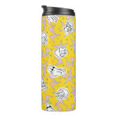 Johnny Bravo Characters Pattern Thermosbeker (Geroteerd rechts)