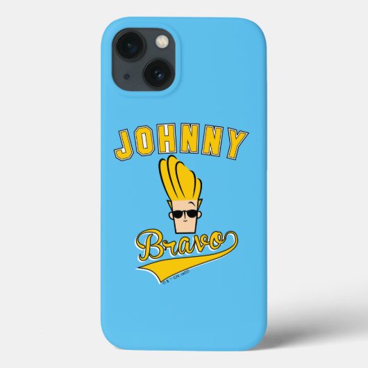 Johnny Bravo Collegiate Graphic Case-Mate iPhone Case (Achterkant)