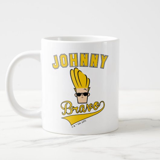 Johnny Bravo Collegiate Graphic Extra Grote Beker (Links)