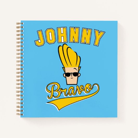 Johnny Bravo Collegiate Graphic Notitieboek (Voorkant)