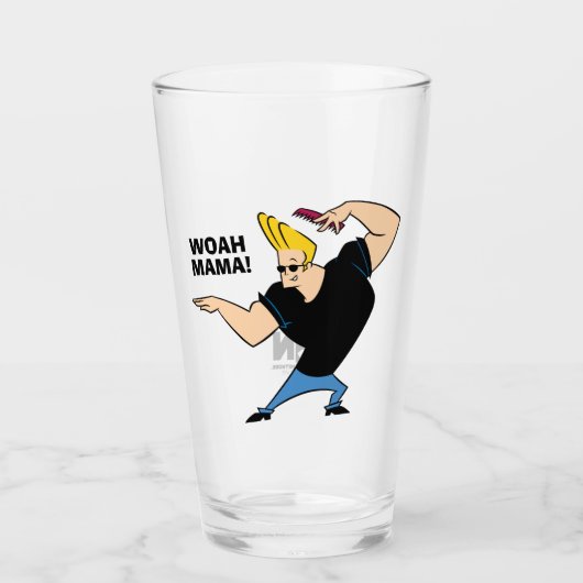 Johnny Bravo Combing Hair Glas (Voorkant)