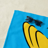 Johnny Bravo Combing Hair Strandlaken (In situ)