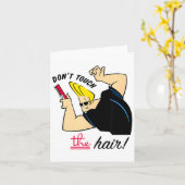 Johnny Bravo Don't Touch The Hair! Kaart (Gele Bloem)