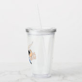 Johnny Bravo Flexing Acryl Drinkbeker (Links)