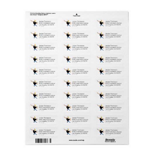 Johnny Bravo Flexing Etiket (Full Sheet)