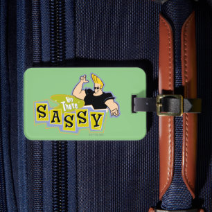 Johnny Bravo - Hey Daar Sassy Bagagelabel