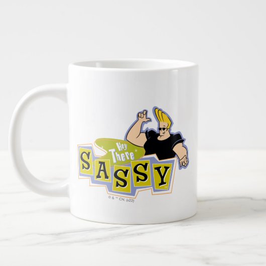 Johnny Bravo - Hey Daar Sassy Extra Grote Beker (Links)