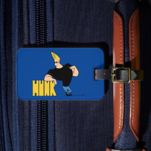 Johnny Bravo - Hunk Bagagelabel