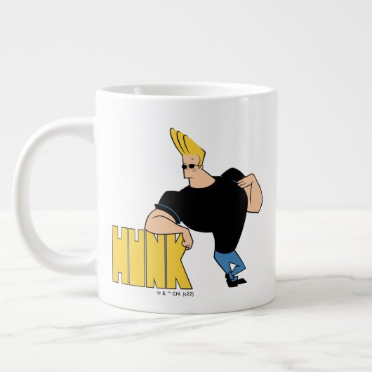 Johnny Bravo - Hunk Extra Grote Beker (Links)