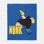 Johnny Bravo - Hunk Fleece Deken (Voorkant)