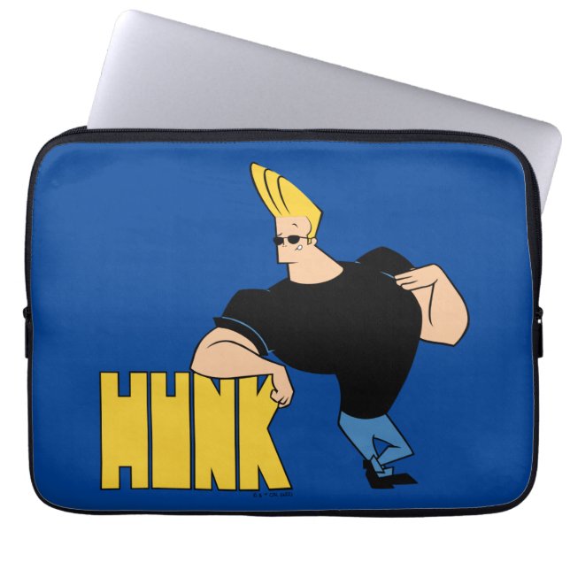Johnny Bravo - Hunk Laptop Sleeve (Voorkant)