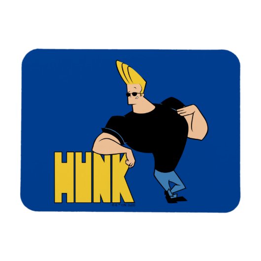 Johnny Bravo - Hunk Magneet (Horizontaal)