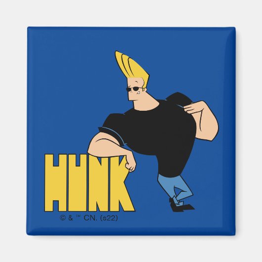 Johnny Bravo - Hunk Magneet (Voorkant)