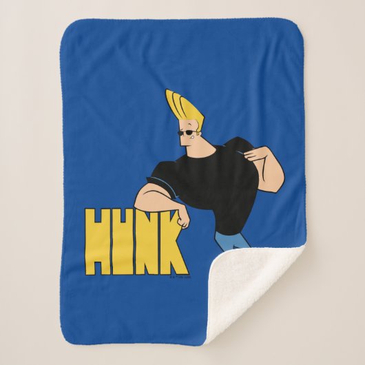 Johnny Bravo - Hunk Sherpa Deken (Voorkant)