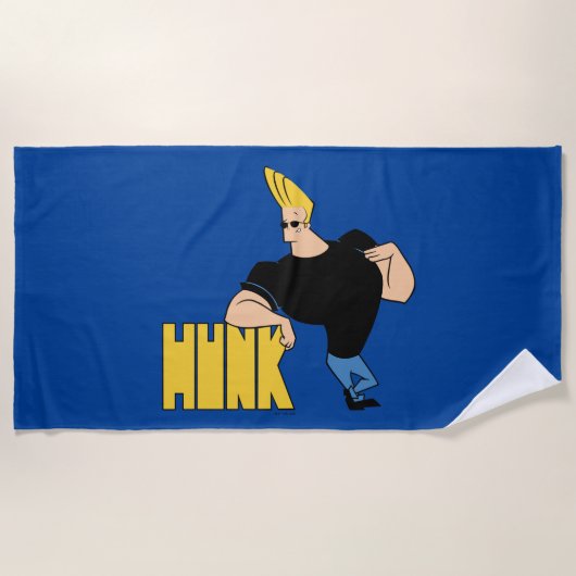 Johnny Bravo - Hunk Strandlaken (Voorkant)