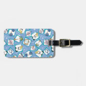 Johnny Bravo Icon Pattern Bagagelabel (Voorkant horizontaal)