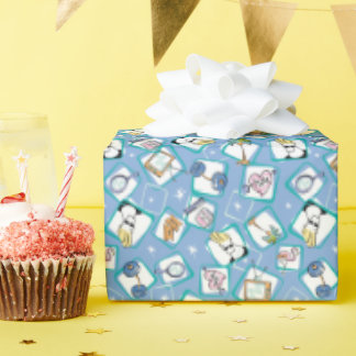 Johnny Bravo Icon Pattern Cadeaupapier