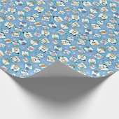 Johnny Bravo Icon Pattern Cadeaupapier (Hoek)