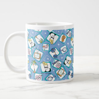 Johnny Bravo Icon Pattern Extra Grote Beker