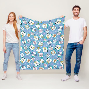 Johnny Bravo Icon Pattern Fleece Deken