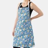 Johnny Bravo Icon Pattern Schort (Insitu)