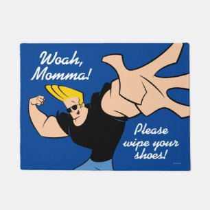 Johnny Bravo Iconic Pose Deurmat