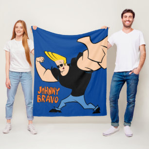 Johnny Bravo Iconic Pose Fleece Deken