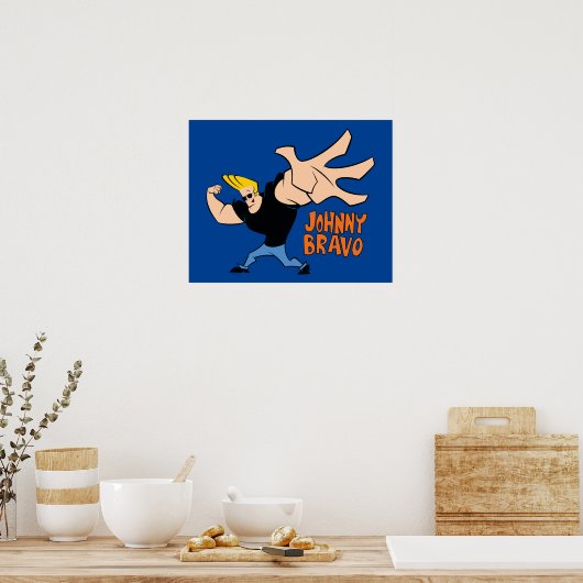 Johnny Bravo Iconic Pose Poster (Keuken)