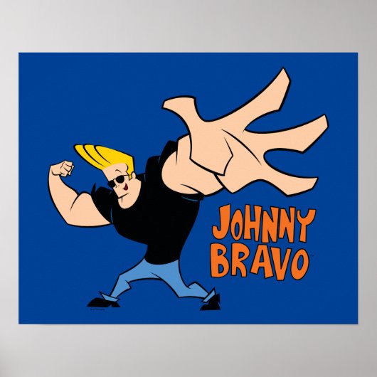 Johnny Bravo Iconic Pose Poster (Voorkant)
