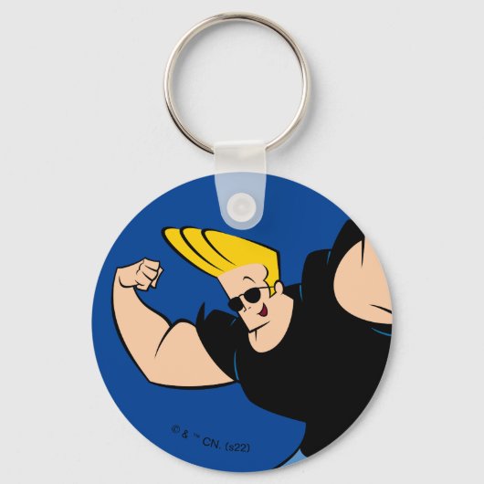 Johnny Bravo Iconic Pose Sleutelhanger (Voorkant)