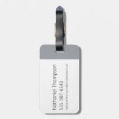 Johnny Bravo - Man dat ik  ben Bagagelabel (Achterkant verticaal)