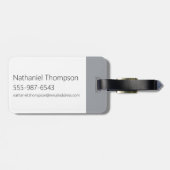 Johnny Bravo - Man dat ik  ben Bagagelabel (Achterkant horizontaal)