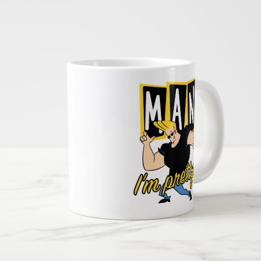 Johnny Bravo - Man dat ik  ben Extra Grote Beker (Voorkant rechts)