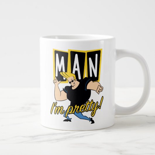Johnny Bravo - Man dat ik  ben Extra Grote Beker (Rechts)