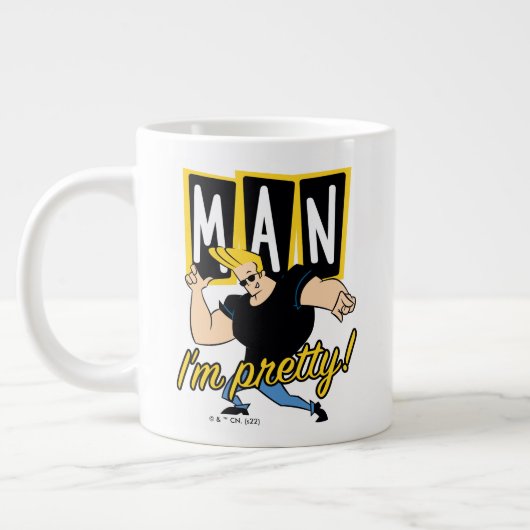Johnny Bravo - Man dat ik  ben Extra Grote Beker (Links)