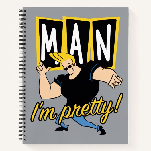 Johnny Bravo - Man dat ik  ben Notitieboek (Voorkant)