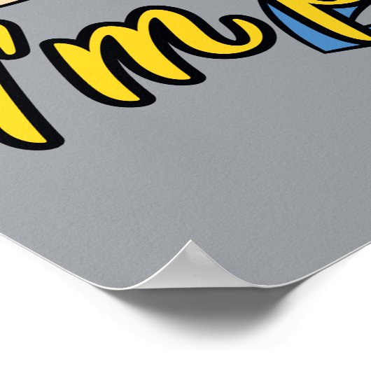 Johnny Bravo - Man dat ik  ben Poster (Hoek)