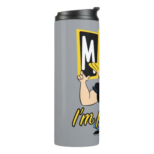 Johnny Bravo - Man dat ik  ben Thermosbeker (Gedraaid links)