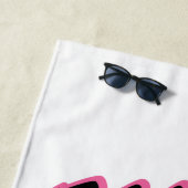 Johnny Bravo - Man ik ben Retro Graphic Strandlaken (In situ)