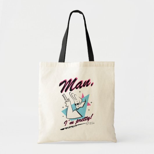 Johnny Bravo - Man ik ben  Retro Graphic Tote Bag (Voorkant)