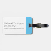 Johnny Bravo Palm Naam Bagagelabel (Achterkant horizontaal)