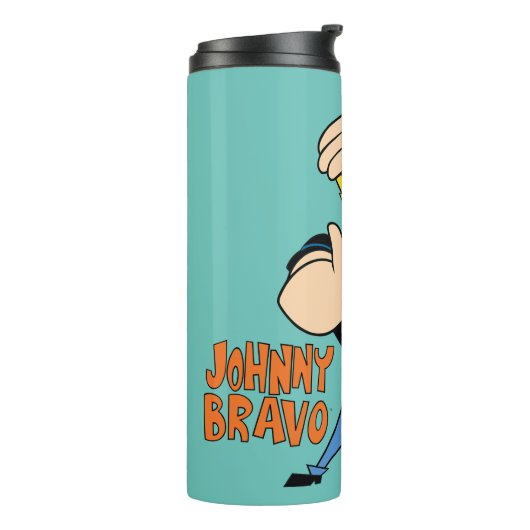 Johnny Bravo Picture Frame Pose Thermosbeker (Gedraaid links)