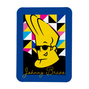 Johnny Bravo Pop Art Graphic Magneet