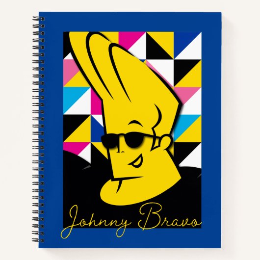 Johnny Bravo Pop Art Graphic Notitieboek (Voorkant)